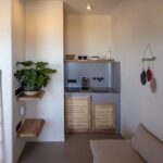 Select Green Hotels SeeSoo Paros Zimmer Waschbecken mit Kaffeemaschine