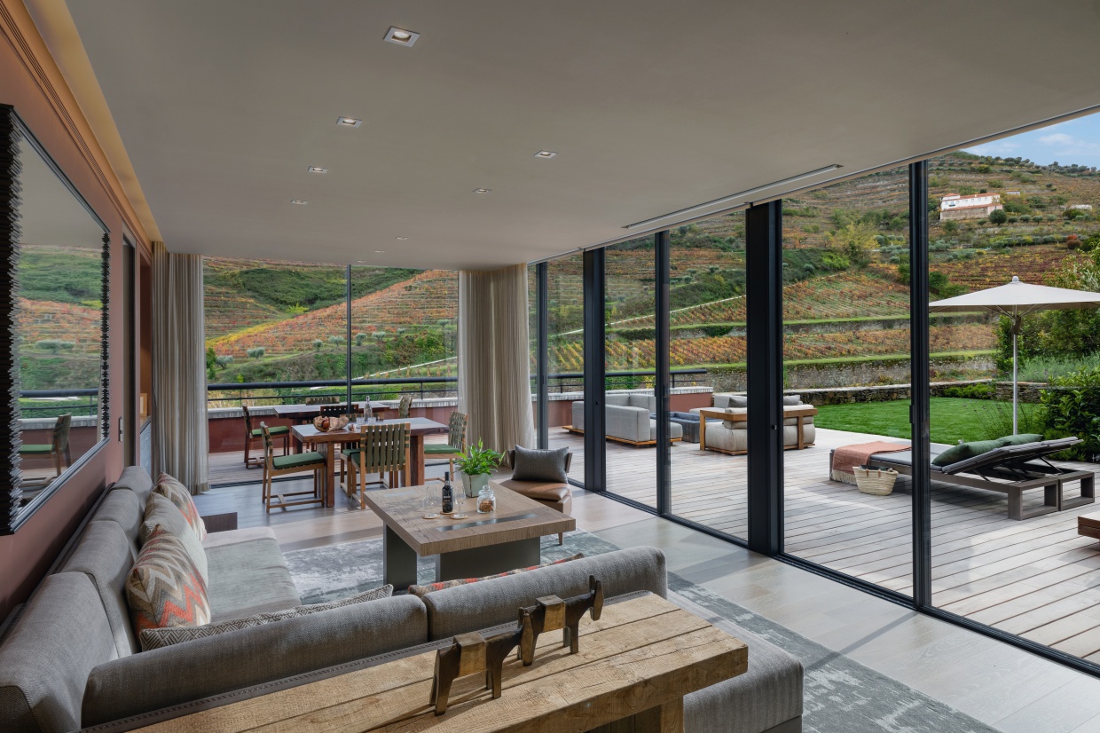 Select Green Hotels Six Senses Douro Valley garden suite living room
