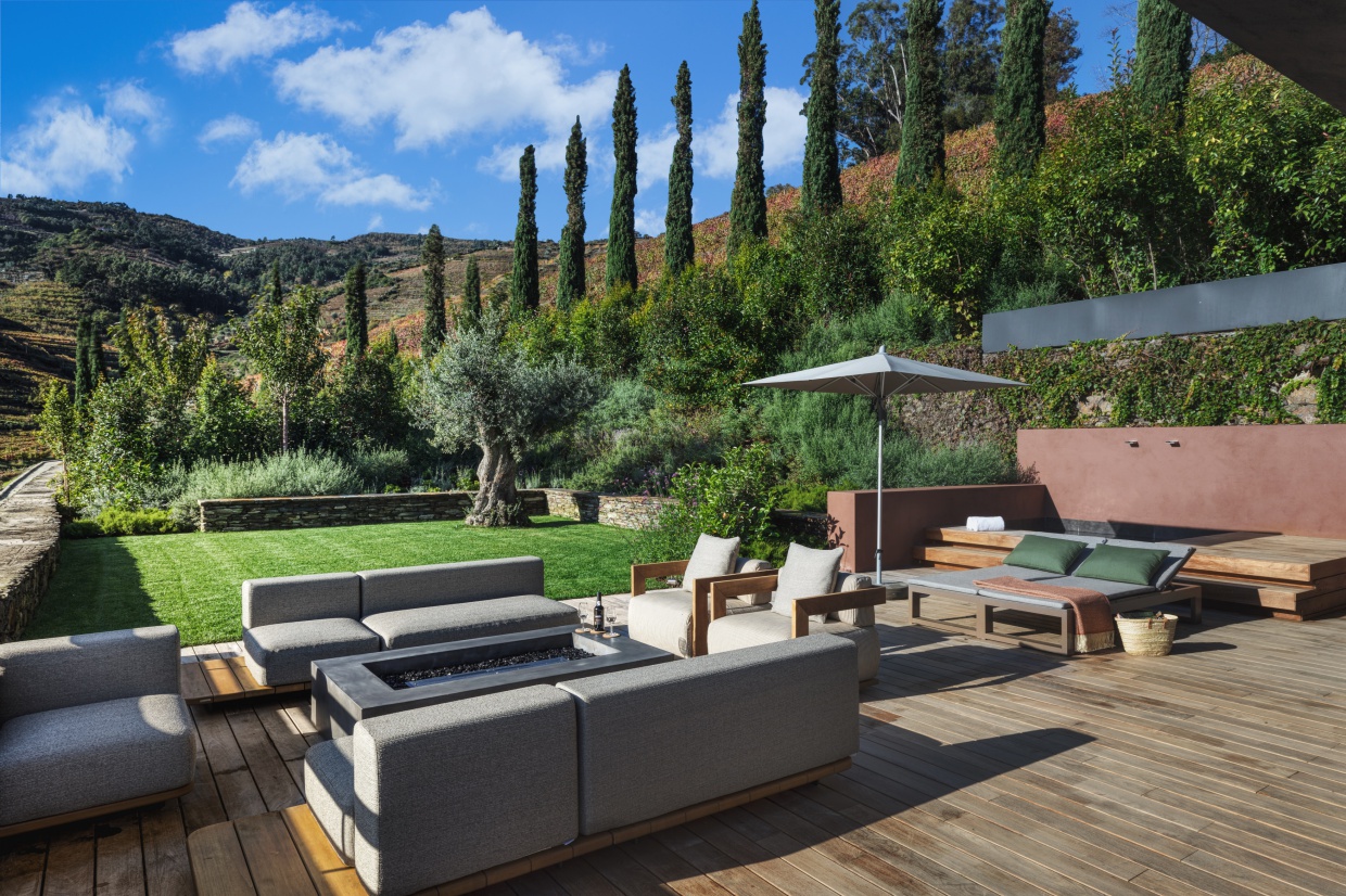 Select Green Hotels Six Senses Douro Valley suite garden terrace