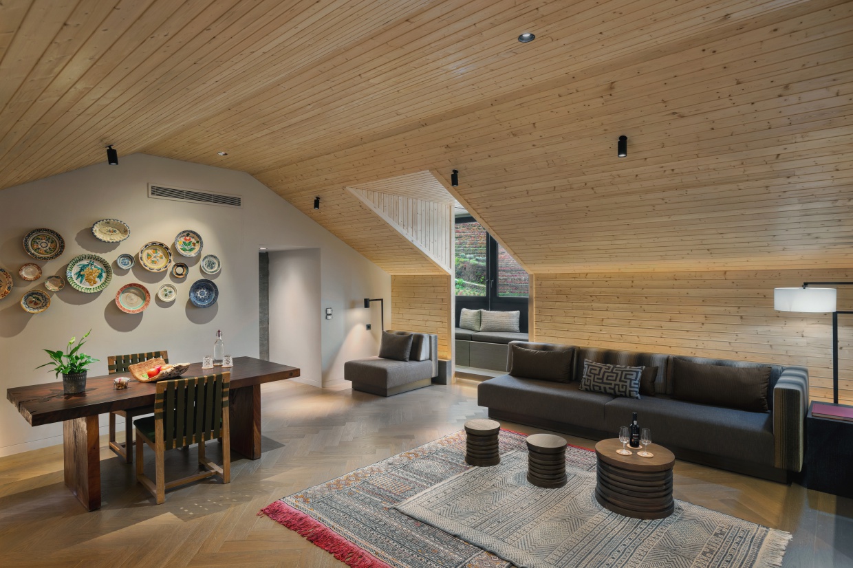 Select Green Hotels Six Senses Douro Valley suite living room