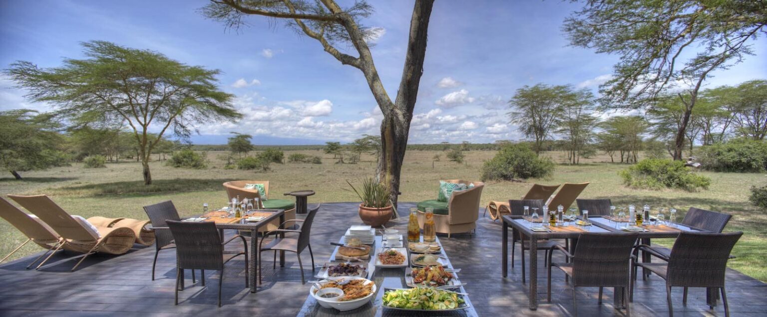 Select Green Hotels Solio Lodge lunch plains