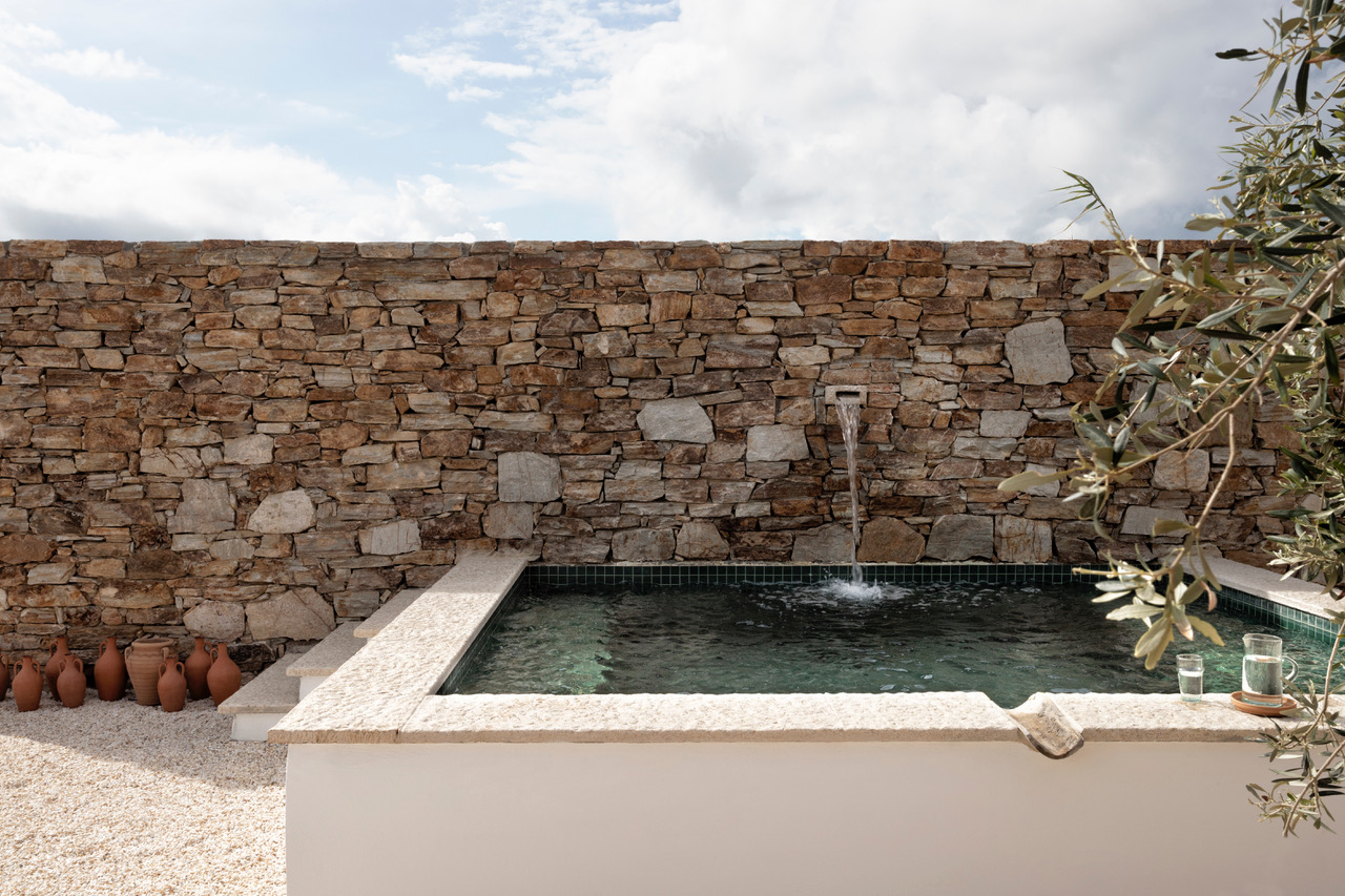 Select Green Hotels The Rooster Antiparos farm plunge pool