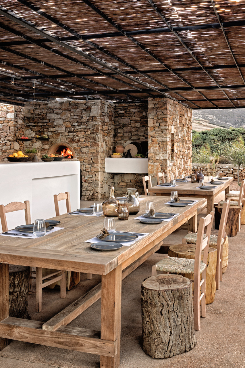 Select Green Hotels The Rooster Antiparos Farm Open Kitchen
