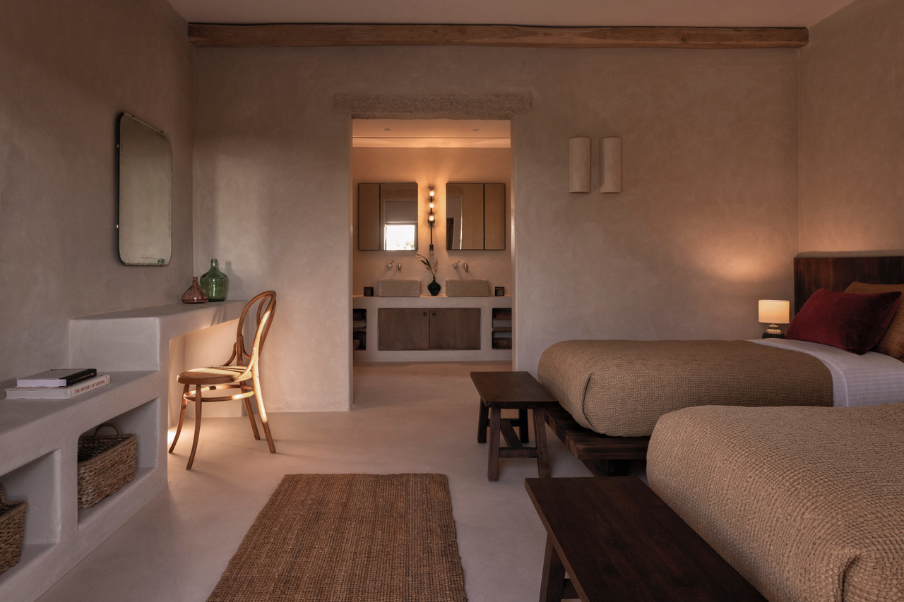 Select Green Hotels The Rooster Antiparos villa bedroom