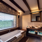 Select Green Hotels Zornitza Family Estate bathroom with views