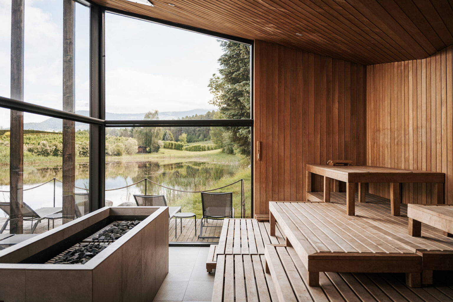 Select Green Hotels adult only wellness hotel Seehof nature retreat sauna mit Seeblick