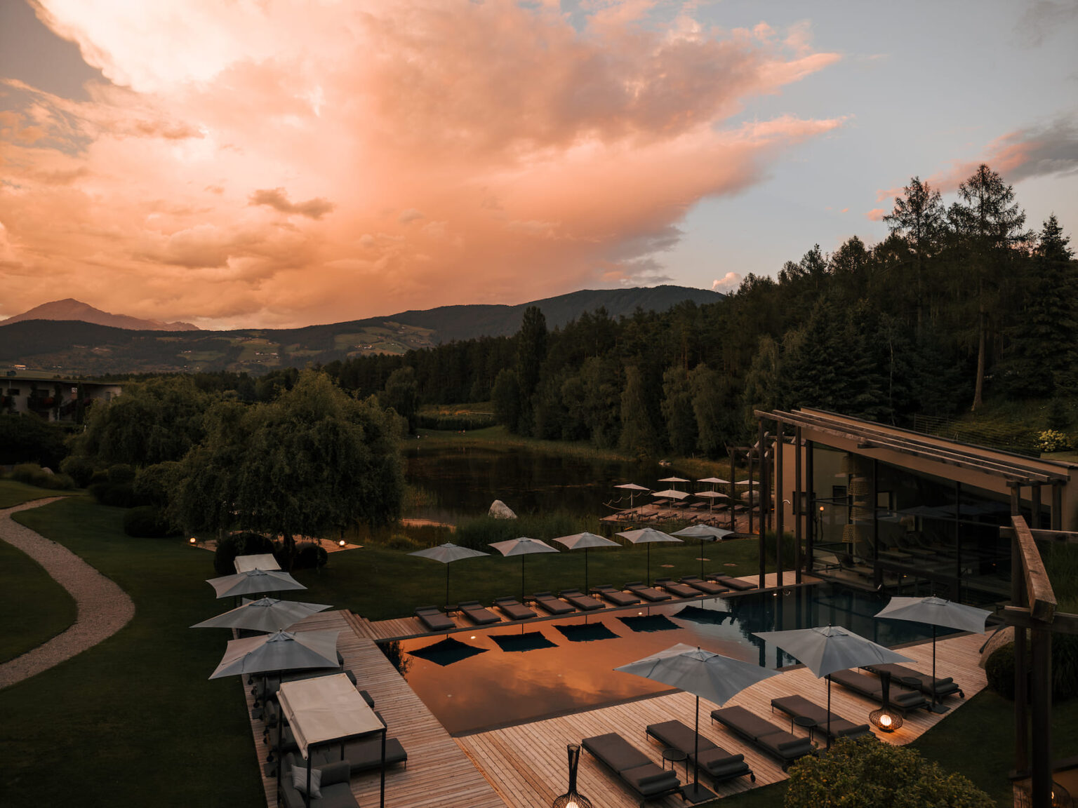 Select Green Hotels adult only wellness hotel Seehof nature retreat outdoor pool heated beheizter Außenpool