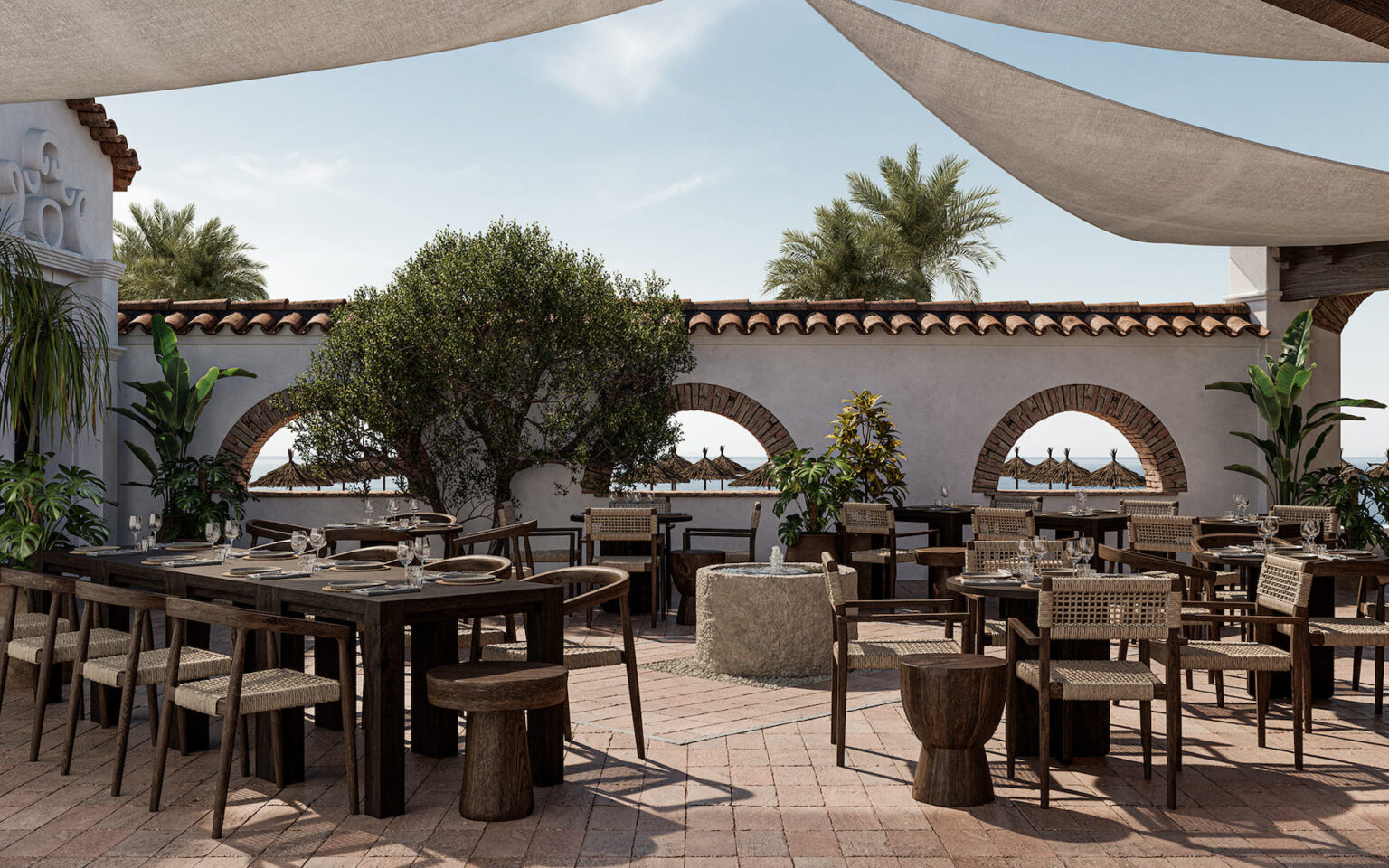 Select Green Hotels OKU Andalusia restaurant Terrasse