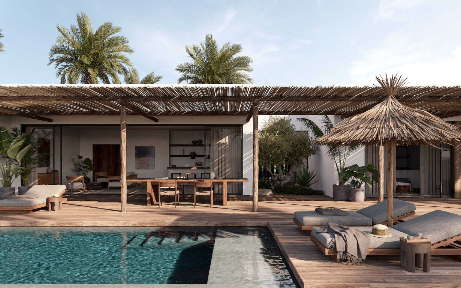 Select Green Hotels OKU Andalusia Terrasse der Villa