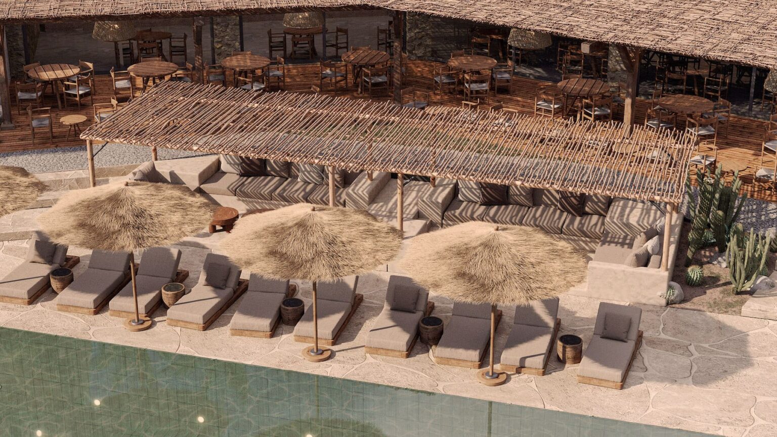 OKU Bodrum beach resort pool