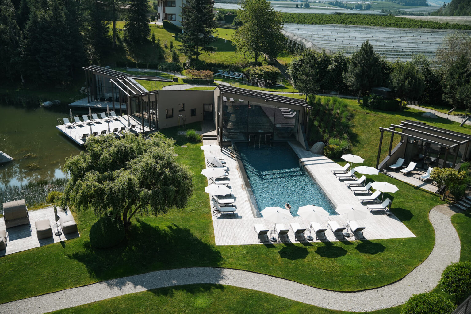 Select Green Hotels Seehof Nature Retreat outdoor pool and swimming pond