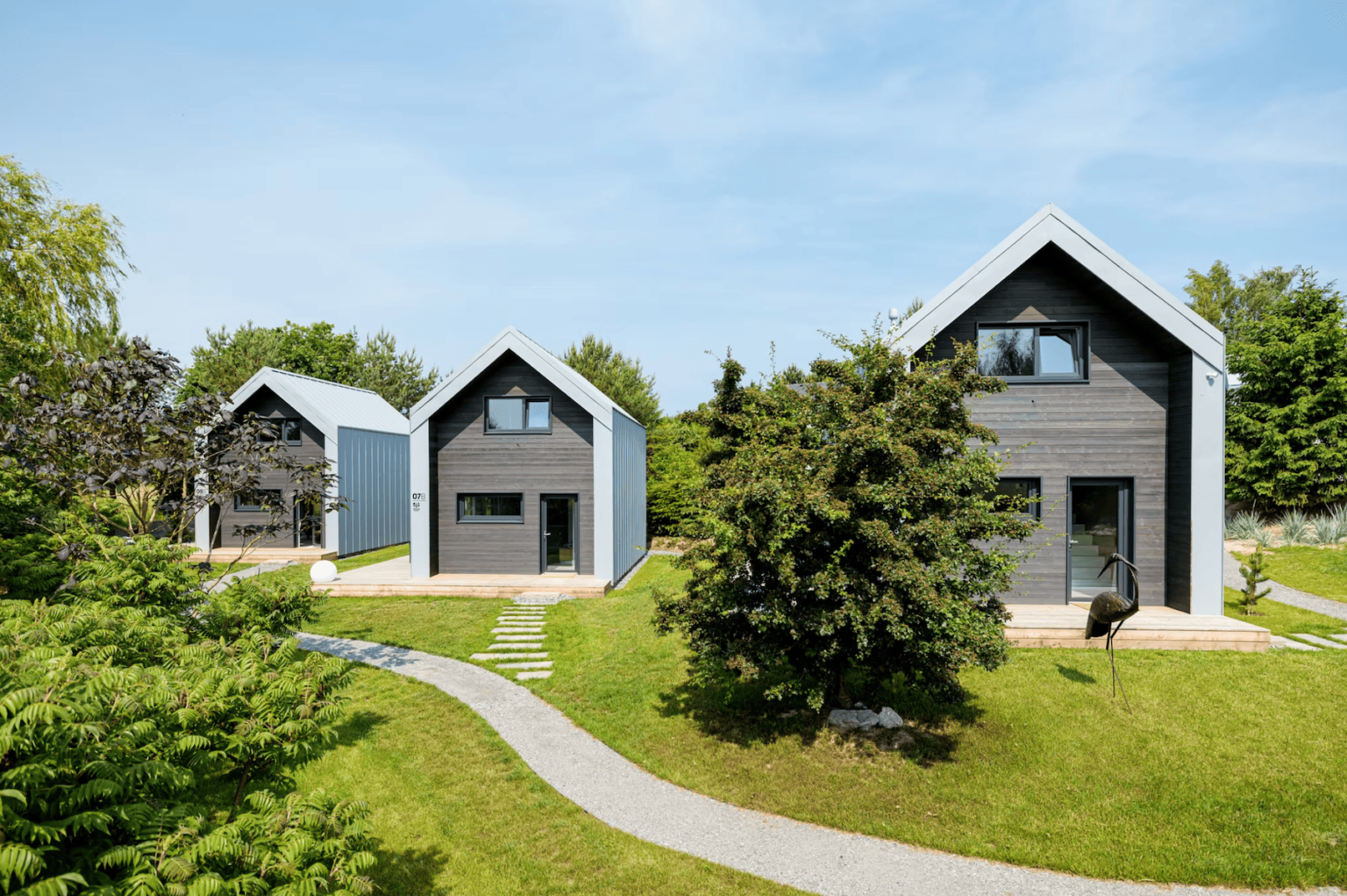 Skarpa Resort Cabins mit Pool an Ostsee