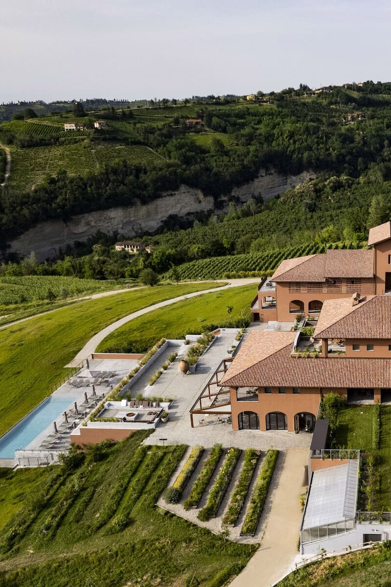 Select Green Hotels Casa di Langa aerial view