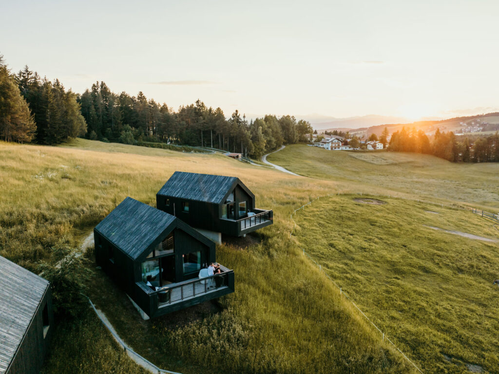 green luxury hotel Pfösl select green hotels chalets green fields