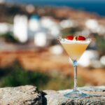 Stamna Sifnos Select Green Hotels drink cocktail view on the sea