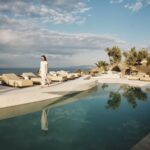 Stamna Sifnos Select Green Hotels beautiful pool with sea view and cozy sitting