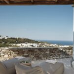 Stamna Sifnos Select Green Hotels comfortable sunbeds with view over Sifnos greek architecture calming colours