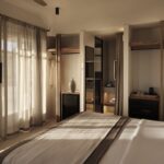 Stamna Sifnos Select Green Hotels Comfortable hotel room with king-size bed big storage spaces