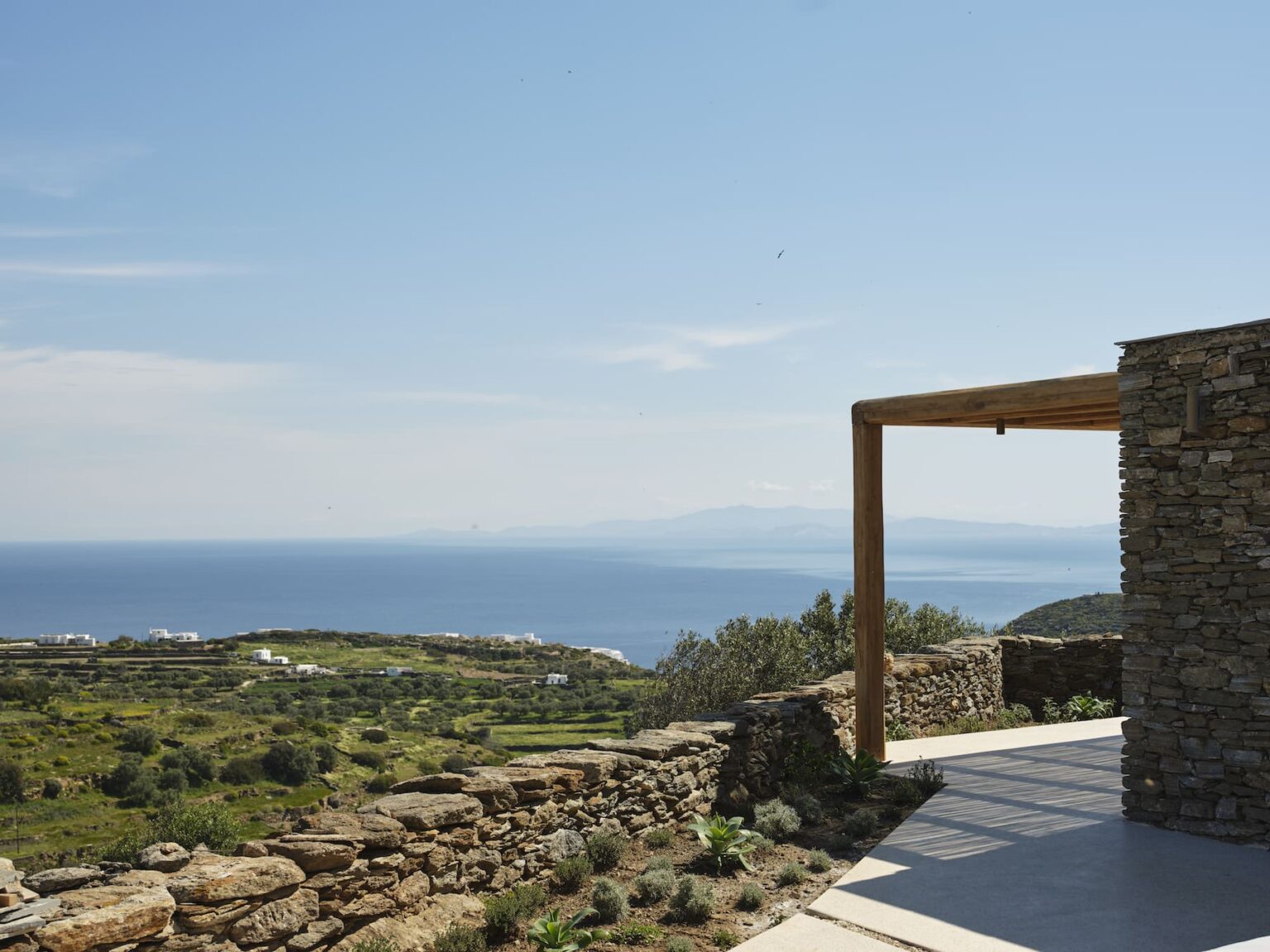 Stamna Sifnos Select Green Hotels greek sea view sifnos cliffs green olive trees