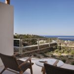 Stamna Sifnos Select Green Hotels terrace with a sea view hotel room balcony