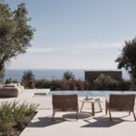 Stamna Sifnos Select Green Hotels Pool mit Blick aufs Meer gemütlicher Rückzugsort zum Sitzen